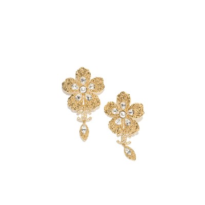 CHANEL CLIP-ON PENDANT EARRINGS ABG935